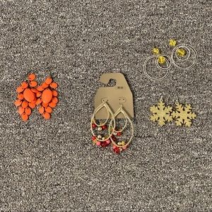 FREE With Bundle Of 3! Fashion Earring Bundle